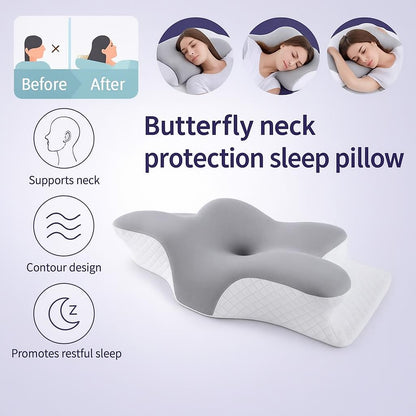 CloudRest™ Butterfly Memory Foam Cervical Pillow