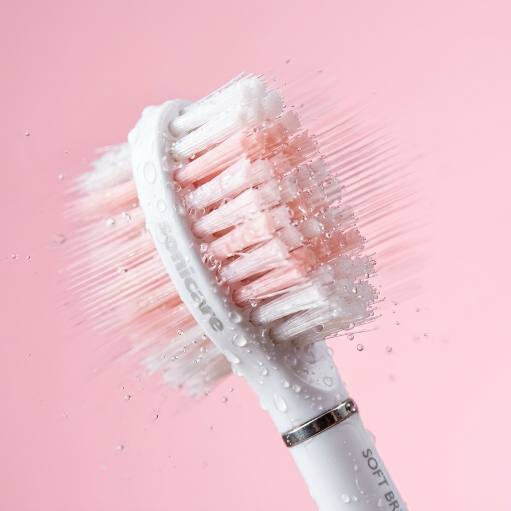 LumaGlow sonic bristle close up