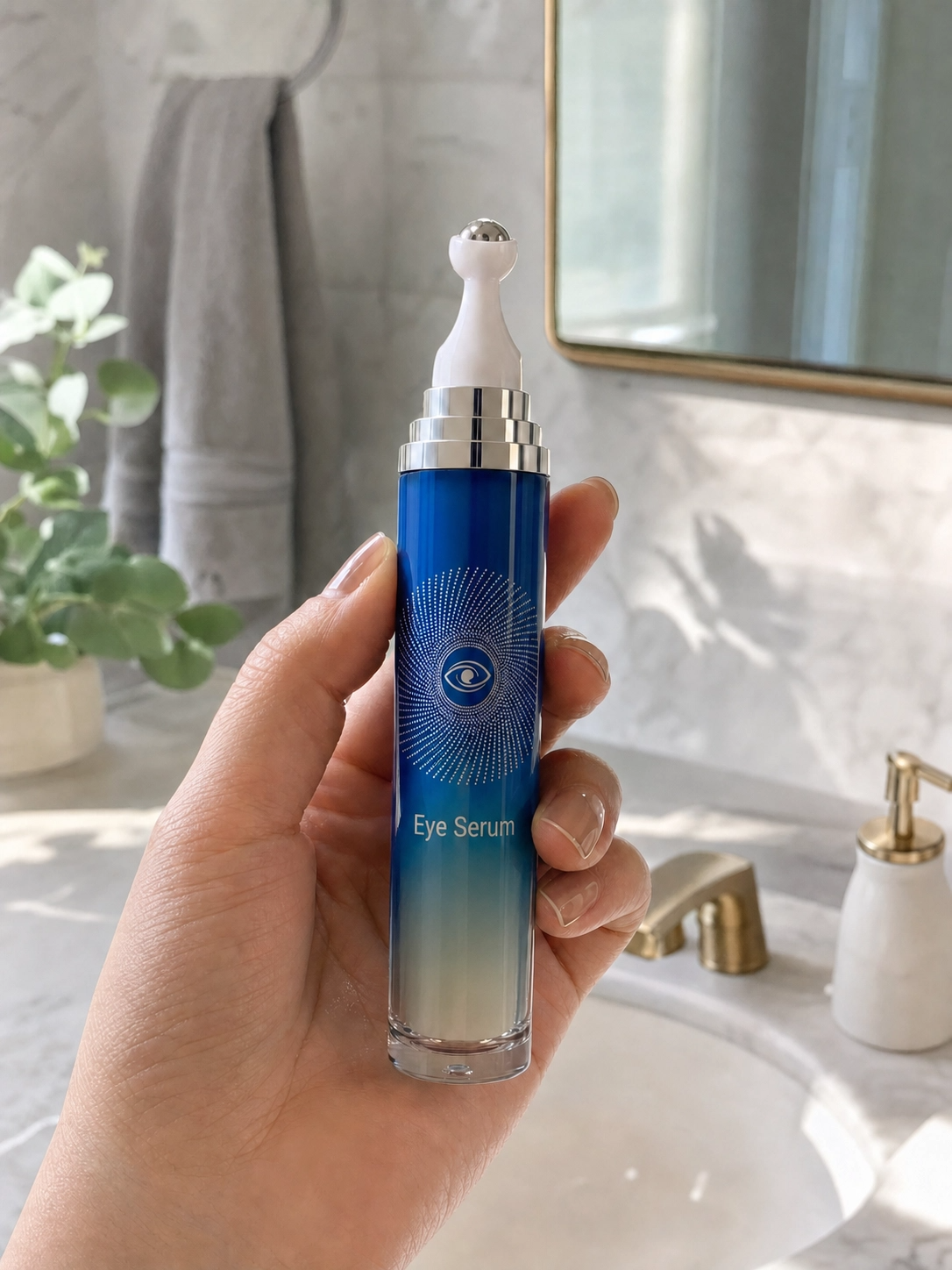 Caffeine De-Puff Eye Roller — Anti-Dark Circle & Wrinkle Serum