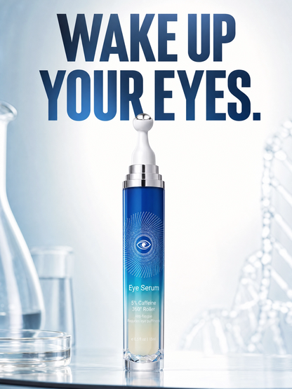 Caffeine De-Puff Eye Roller — Anti-Dark Circle & Wrinkle Serum
